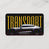 Gelbes Auto Visitenkarte (Vorderseite)