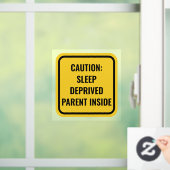 Gelbes Baby an Bord alternativer Autos Fensterdeko Fensteraufkleber (Zuhause)