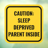 Gelbes Baby an Bord alternativer Autos Fensterdeko Fensteraufkleber (Blatt 3)