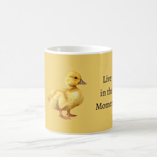 Gelbes Baby Entlein Kaffeetasse (Mittel)