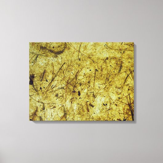 Gelbes Bananenpapier gepackte Leinwand (Vorderseite)