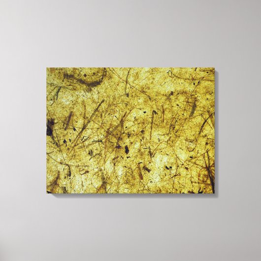 Gelbes Bananenpapier gepackte Leinwand (Vorderseite)