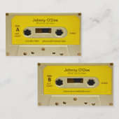 Gelbes Band Visitenkarte (Vorne/Hinten)