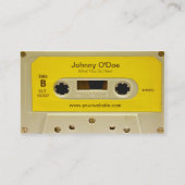 Gelbes Band Visitenkarte (Rückseite)