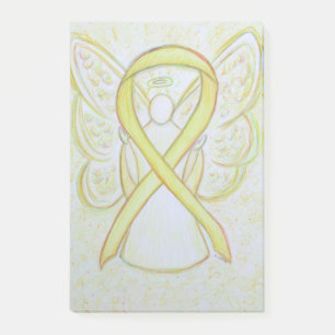 Gelbes Bewusstsein Band Engel Sticky Post ItNotes Post-it Klebezettel