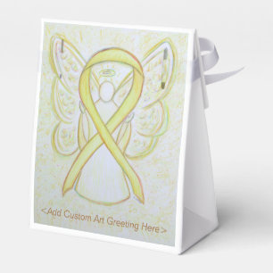 Gelbes Bewusstsein, Gelbe Engel-Gastgeschenk-Box Geschenkschachtel