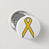 Gelbes Bewusstseins-Band Button (Vorne & Hinten)