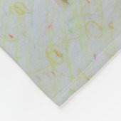 Gelbes Bewusstseinsband Angel Knochenkrebs-Blanket Fleecedecke (Ecke)