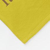 Gelbes Bewusstseinsband Knochenkrebs Herzblanket Fleecedecke (Ecke)