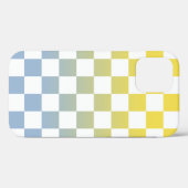 Gelbes bis hellblaues Ombré-Muster Case-Mate iPhone Hülle (Rückseite (Horizontal))