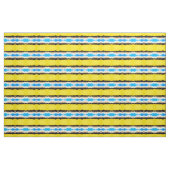 Gelbes blaues Gebirgsgewebe Stoff (Yard (91,4 cm))