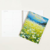 Gelbes blaues Wildblume Planer (Anzeige)