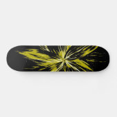 Gelbes Blitz-Bolzen-Skateboard Skateboard (Horizontal)