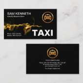 Gelbes Blitzgerät Visitenkarte (Vorne/Hinten)