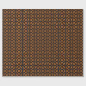 Gelbes Blumen-Muster-Verpackungs-Papier Geschenkpapier (Flach)