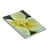 Gelbes Blumen-Notizbuch Notizblock (Rechte Seite)