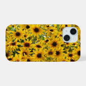 Gelbes Blumenfeld iPhone-Hülle iPhone 15 Hülle (Rückseite (Horizontal))