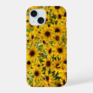Gelbes Blumenfeld iPhone-Hülle iPhone 15 Hülle