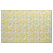 Gelbes Blumengartenmuster Stoff (Fat Quarter (45,7 x 55,9 cm))