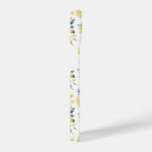 Gelbes Blumenmuster iPhone Hülle (Rechte Seite)