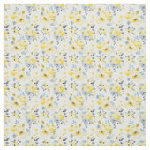 Gelbes Blumenmuster Stoff (Muster)