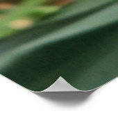 Gelbes Blumenposter Poster (Ecke)