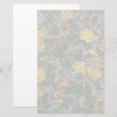 Gelbes Blumentarnungsmuster Briefpapier (Vorne/Hinten)