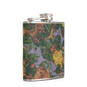 Gelbes Blumentarnungsmuster Flachmann (Rechts)