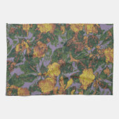 Gelbes Blumentarnungsmuster Geschirrtuch (Horizontal)