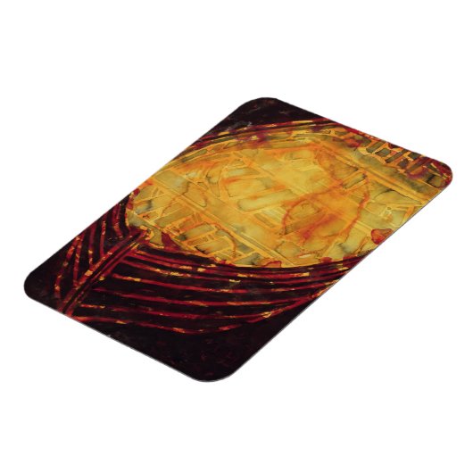 Gelbes Boot 2007 Magnet (Linke Seite)