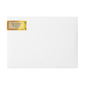 Gelbes Brown-Spätsommer-Sonnenblume-Hochzeit (Vorderseite)