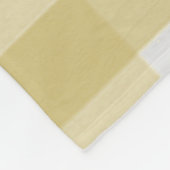 Gelbes Buffalo Karierte Farmkuh Fleece Blanken (Ecke)