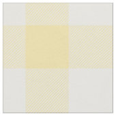 Gelbes Büffel-Karo-Muster Stoff (Nahaufnahme)