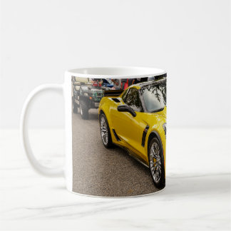 Gelbes C7 z07 Paket Chevrolet Corvette Kaffeetasse