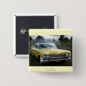 Gelbes Cadillac Button (Vorne & Hinten)