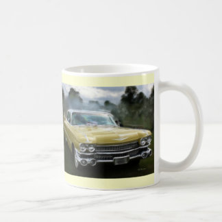 Gelbes Cadillac Kaffeetasse