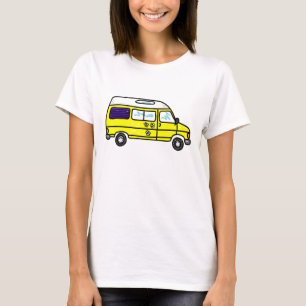 Gelbes Campervan T-Shirt