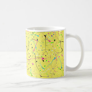 Gelbes Chaos Kaffeetasse