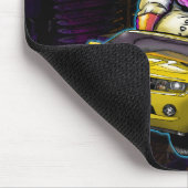 Gelbes Chevy Camaro RS Mousepad (Ecke)