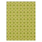 Gelbes Chrysanthemum Gemustert Abstrakt Tischdecke (Vorderseite)