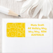 Gelbes Cocktail-Party (Insitu)