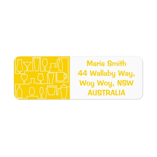 Gelbes Cocktail-Party (Vorne)