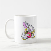 Gelbes Cybunny, das Negg umarmt Kaffeetasse (Links)