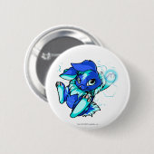 Gelbes Cybunny mit Sternen Button (Vorne & Hinten)