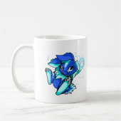 Gelbes Cybunny mit Sternen Kaffeetasse (Links)