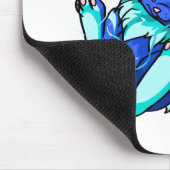 Gelbes Cybunny mit Sternen Mousepad (Ecke)