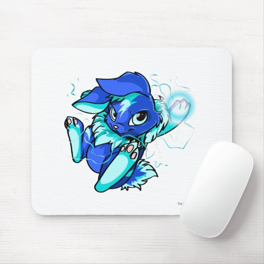 Gelbes Cybunny mit Sternen Mousepad (Mit Mouse)