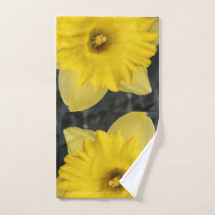 Gelbes Daffodien-Badehandtuch Handtuch