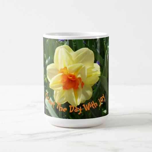 Gelbes Daffodil Kaffeetasse (Mittel)
