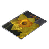 Gelbes Daffodil Notizblock (Linke Seite)